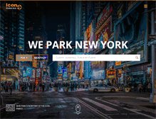 Tablet Screenshot of iconparkingsystems.com